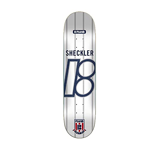 Plan B College Sheckler 8.125x31.75 Deck Skateboard, Erwachsene Unisex, Mehrfarbig (Mehrfarbig), 8,125 x 31,75