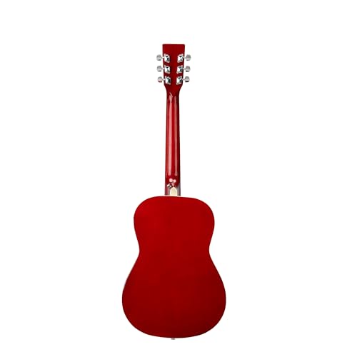 Image of Progressa Series Guitar: 36H Semi Acoustic Guitar - 36 Inches (Red) | 6-String Natural Finish Wooden Guitar | Right Hand Semi Acoustic Guitar Kit for Beginners, Professional & Adults