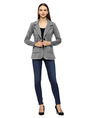 Image of ROARERS WOMEN REGULAR LENGTH POLY FLEECE SOLID COAT