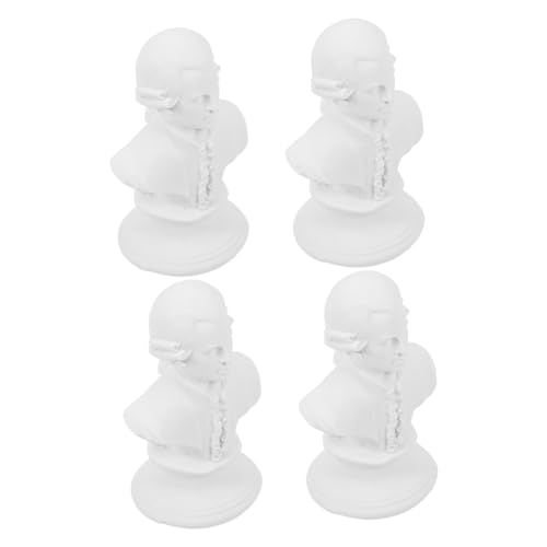 Ciieeo Classic Musician Bust Sculpture Resin Figurine Home Office Decor 7cm Mini Statue