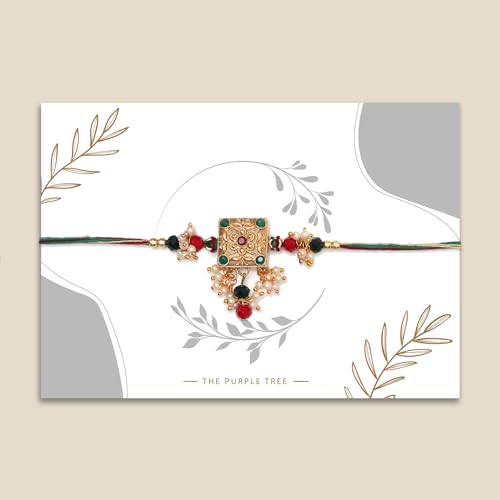 Image of The Purple Tree Rakhis For Brother, Rakhis for bhai, Rakshabandhan Gift, Rakhi Gift, Best Rakhi For Brothers