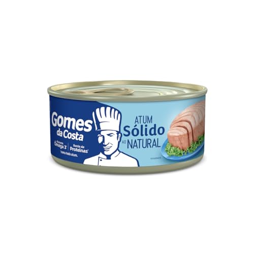 Atum Sólido ao Natural Gomes da Costa Lata Peso Líquido 170g Peso Drenado 120g
