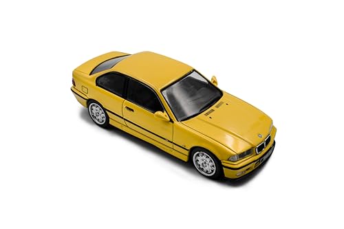 Modelo BMW M3 Coupé 1:43 amarillo Solido miniatura 7