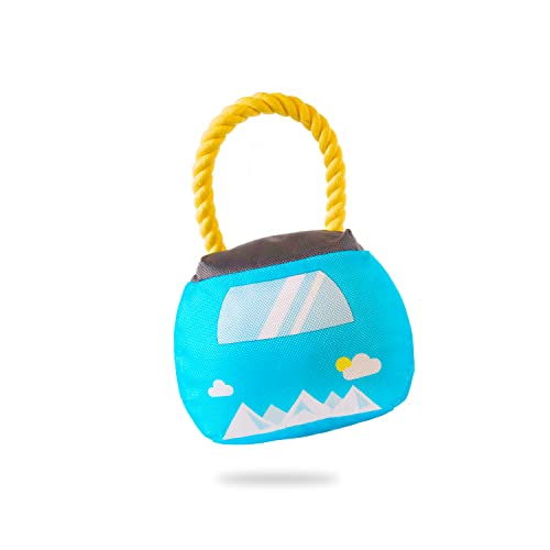 PATAS BOX | Juguete para Perros | Repele los Malos Olores | Mordedor para Perros Grandes y Pequeños | Peluche Resistente para Mascotas | Fabricado con Poliéster | Tecnología Silvershield | Teleférico Cover