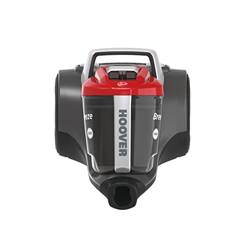 Hoover BR10RFB Breeze Cylinder Vacuum with 2-in-1 Dusting Brush Tool & Crevice Tool Stored Onboard, Cyclonic Technology, 4.1kg, 2 litres, Red - Image 8