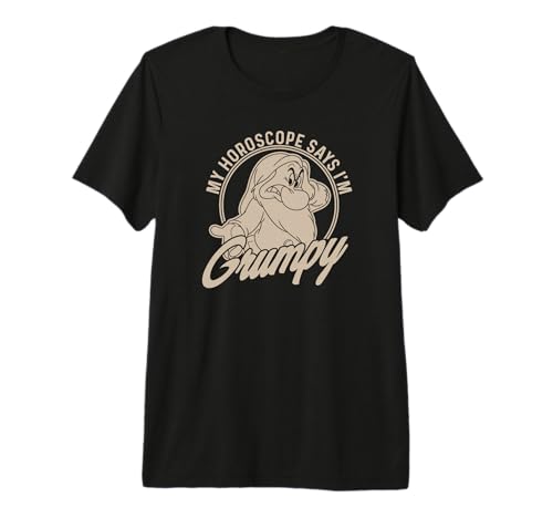 T-shirt Disney Grumpy vetement Blanche Neige collection sept nains