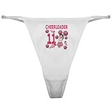 CafePress This Cheerleader is 11 Cheer Women’S Thong Panties Underwear, Funny Womens Panties White