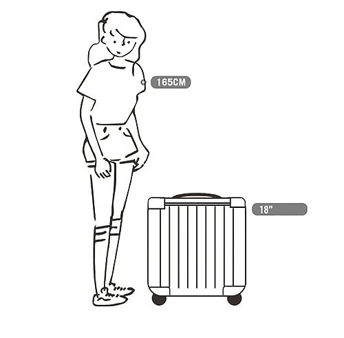 Suitcase Suitcases with Wheels Large Capacity Carry On Luggage Detachable Partition Luggage Luggage(Black)2