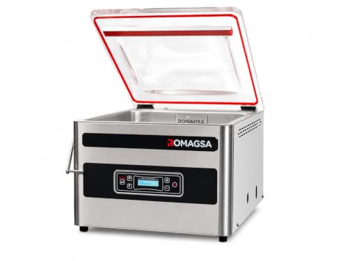 Envasadora al Vacío Profesional ROMAGSA V10S con Sensor | Bomba 10 m³/h | Gas Inerte y Programas Memorizados | Barra 410 mm | Para Restauración Profesional