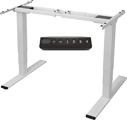 Sanodesk Ec4 Escritorio Eléctrico De Pie Con Altura Ajustable Eléctrico, Standing Desk Mesa Oficina Ordenador De Acero Sólido Con 4 Botones De Sanodesk Ec4 Escritorio Eléctrico De Pie Con Altura Ajustable Eléctrico, Standing Desk Mesa Oficina Ordenador De Acero Sólido Con 4 Botones De