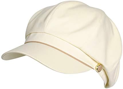 Jeff & Aimy Ladies Newsboy Cap Cabbie Beret Hat Cloche Visor Cotton for Women