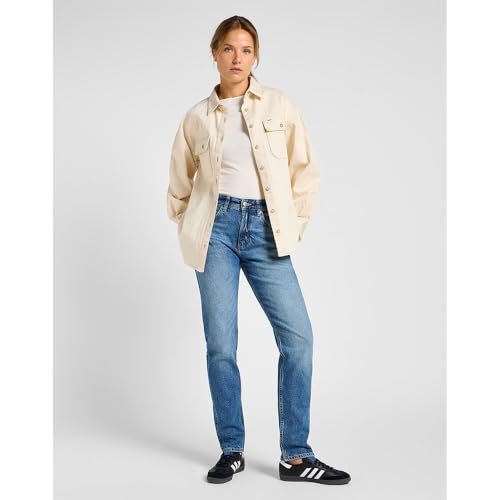Lee - Jeans Damen - Slim Straight Fit - Rider Jeans - Upscale Shade – Ansicht 3
