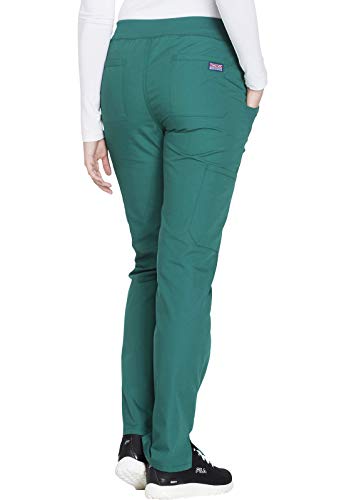 Image of Cherokee Women Scrub Pant with Straight Leg Pull-on Pant Medical Bottom with 4 Pocket & 2-Way Stretch Fabric - WW110