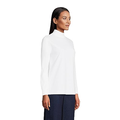 Image of Lands' End Women's Plus Size Long Sleeve Super T Mock