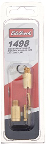 Image of Edelbrock 1498 Carburetor Needle and Seat - Set of 2