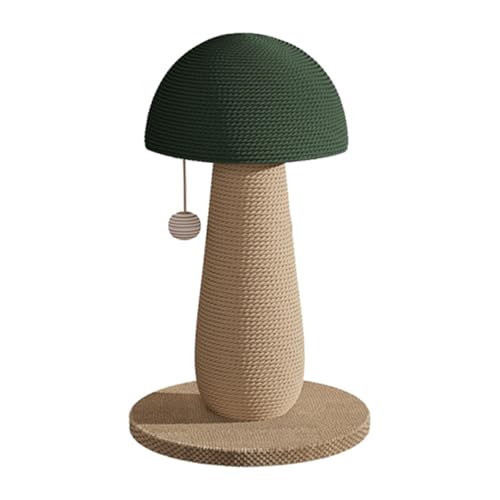 Poste rascador para gato con juguete interactivo verde miniatura 2