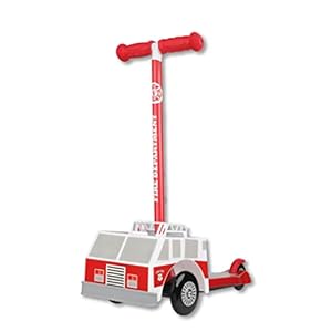 3D Self Balancing Scooter – Toddler & Kids Scooter, 3 Wheel Platform, Foot Activated Brake, 75 lbs Weight Limit, for…