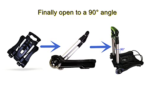 Kockabc Folding Hand Truck And Dolly, 80Lbs Collapsible Aluminum Folding Hand Trucks With 2 Elastic Ropes, Compact & Lightweight Folding Luggage Cart For Home & Travel Luggage Moving – Black #TOP6