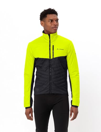 VAUDE Herren Posta Insulation Jacket, wärmend, winddichte und atmungsaktive Zonen, atmungsaktiv, Passform: Slim fit, neon yellow, XXL