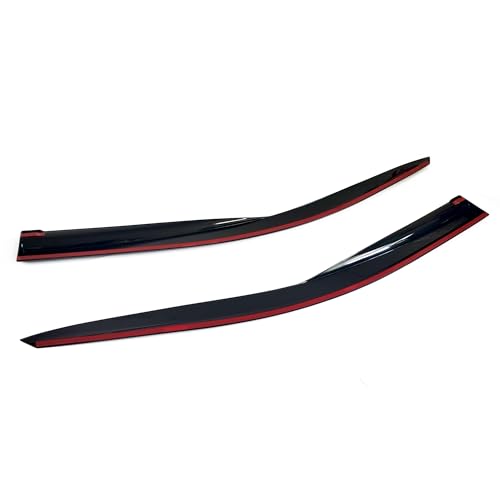 Rumplex Windabweiser Luftabweiser Regenabweiser Seitenfensterabweiser Kompatibel mit Mercedes Benz Marco Polo 2004-2024 Autofenster Regenschutz Regenabweiser Anklebbare Deflektoren 2 Stück