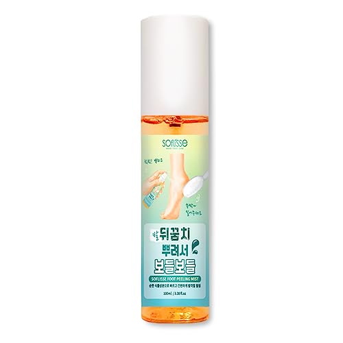 [Soflisse] Foot Peeling Mist, Hypoallergenic Exfoliating Foot Peeling Spray, 3.38 fl. oz