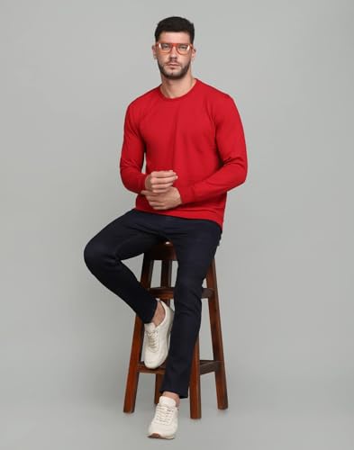 Image of SPUNN Men's Cotton Round Neck Full Sleeves Sweatshirt.