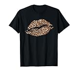 Leopard Print Lips Cheetah Spots Big Lips T-Shirt