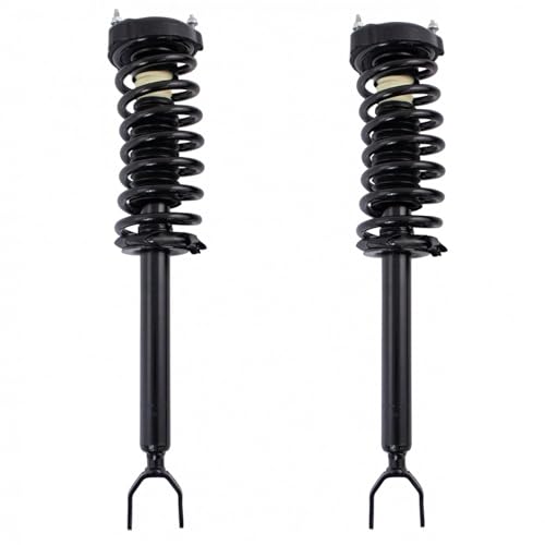 Image of TRQ Front Strut and Spring Assembly Set Loaded | For 06-09 Mercedes Benz E350 RWD 07-11 CLS550 06 CLS500 Without AirMatic Suspension Models