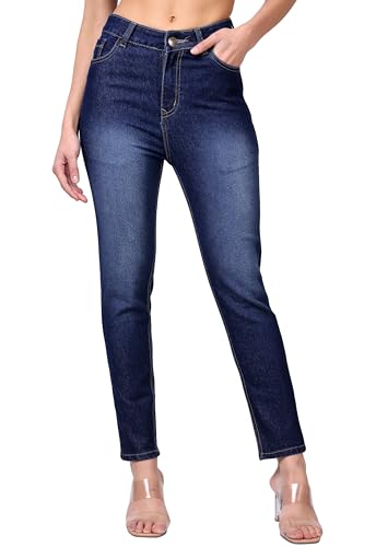 Image of London Hills Women's Slim Fit Mid Rise Jeans | Slimfit | Skinny Fit