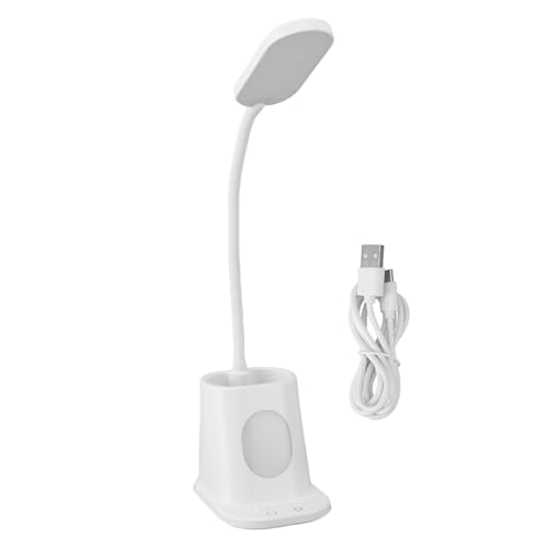 Zerodis Lampe de Bureau LED avec Porte-stylo, Chargeur sans Fil Lampe Portable Pliable pour le Dortoir de Bureau Idéal pour la Lecture du Puzzle Artisanal