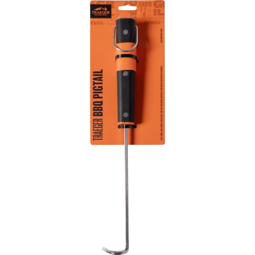 Traeger Grills BAC792 Stainless Steel BBQ Pig Tail Food Flipper Grill Accessory (2025 Model)