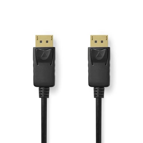 Nedis Displayport Cable | Displayport Male | Displayport Male | 8K@60Hz | Gold Plated | 2.00 M | Round | Pvc | Black | Box - 2