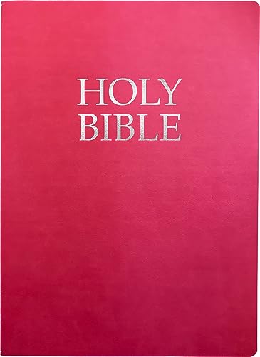 KJVER Holy Bible, Large Print, Berry Ultrasoft: (King James Version Easy Read, Red Letter, Pink) - image 1