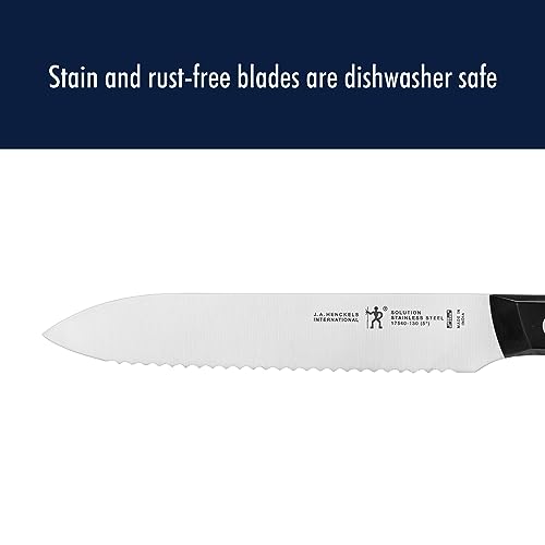 Image of HENCKELS Solution Razor-Sharp 2-Piece Utility Knife Set, German Engineered Knife Informed by over 100 Years of Mastery