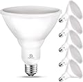 Energetic PAR38 LED Flood Outdoor Light Bulb, 2700K Soft White, 90 Watt Equivalent (11W), Wet Rated, 900LM, E26 Base, Non-Dimmable, ETL, 6 Pack