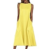 Ausschnitt: Rundkragen, Ärmelstil: Tank, Dekoration: Taschen, Stil: Boho