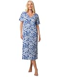 Design élégant : disponible dans une sélection de motifs et de couleurs attrayants, cette chemise de nuit vous assure un look élégant, même lorsque vous vous détendez ou dormez.