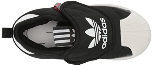 Adidas Originals Unisex-Baby Superstar 360 Boot,Black/Black/Crystal White,8.5 M Us #TOP4