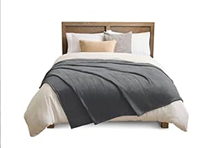 Sunbeam Microplush Slate Heated Blanket King (2158503)