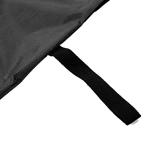 Ejoyous Sac de cadavre étanche 210D, Housse de Protection pour autopsie Animale Anti-Fuite Cadaver Bag résistant à l'usure Sac de Rangement avec 4 Poignées Renforcées Perforées (Le Noir)