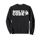 Web Developer Coder Website Programmierer Born to Code Sweatshirt