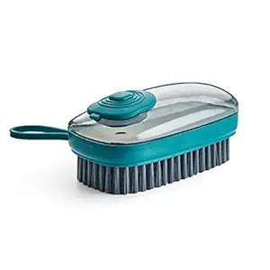 Prostuff Scrub Brush, Quality Soft Laundry Clothes Shoes Pot Washing Scrubbing Brush, Automatic Liquid Addition, Easy to Grip Household Cleaning Brushes (Multicolor)