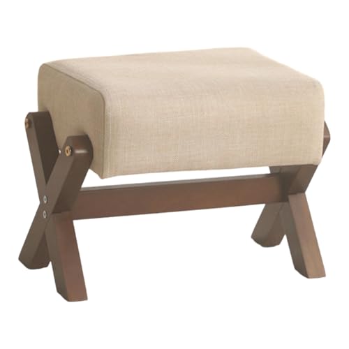 Aymzbd Foot Stool Comfortable Lightweight Reusable Easy to Carry Multifunctional Camping Chair for Garden Outdoor Picnic Hiking BBQ, Dark Brown