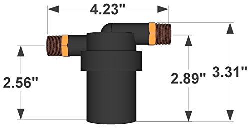 2.6 GPM / 10 LPM - 12V Solar Hot Water Pump - Can be run by a 10W solar panel Threads