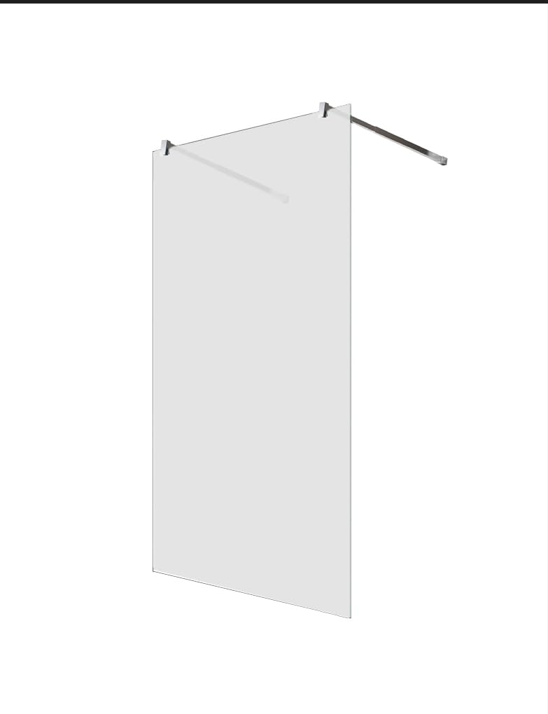 Glaszentrum Hagen Duschwand 10mm ESG - Walk-In Dusche Klarglas