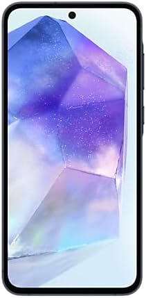 Samsung Galaxy A55 5G A556E 256GB Dual-SIM GSM Unlocked Android Smartphone (Latin Variant/US Compatible LTE) - Awesome Navy
