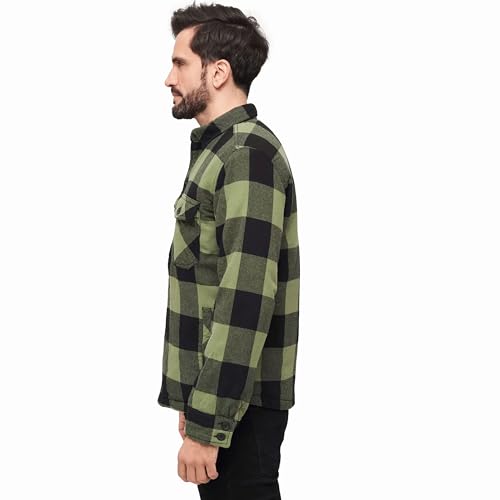 Image of Brandit Men's Lumber Jacket Black /Blue