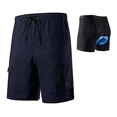 With Padded Undershorts-navy