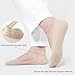 No Show Socks Womens Nylon Non Slip Low Cut Invisible Liner Footies Thin Silk Socks for Flats Loafers Lightweight 6 Pairs Black Nude Size 5-8