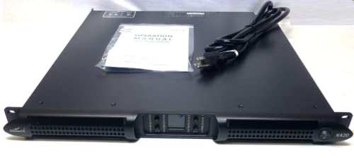 Admark K420 Class D Professional Power Amplifier One Space 2000 Watts x 4 @ 8Ω